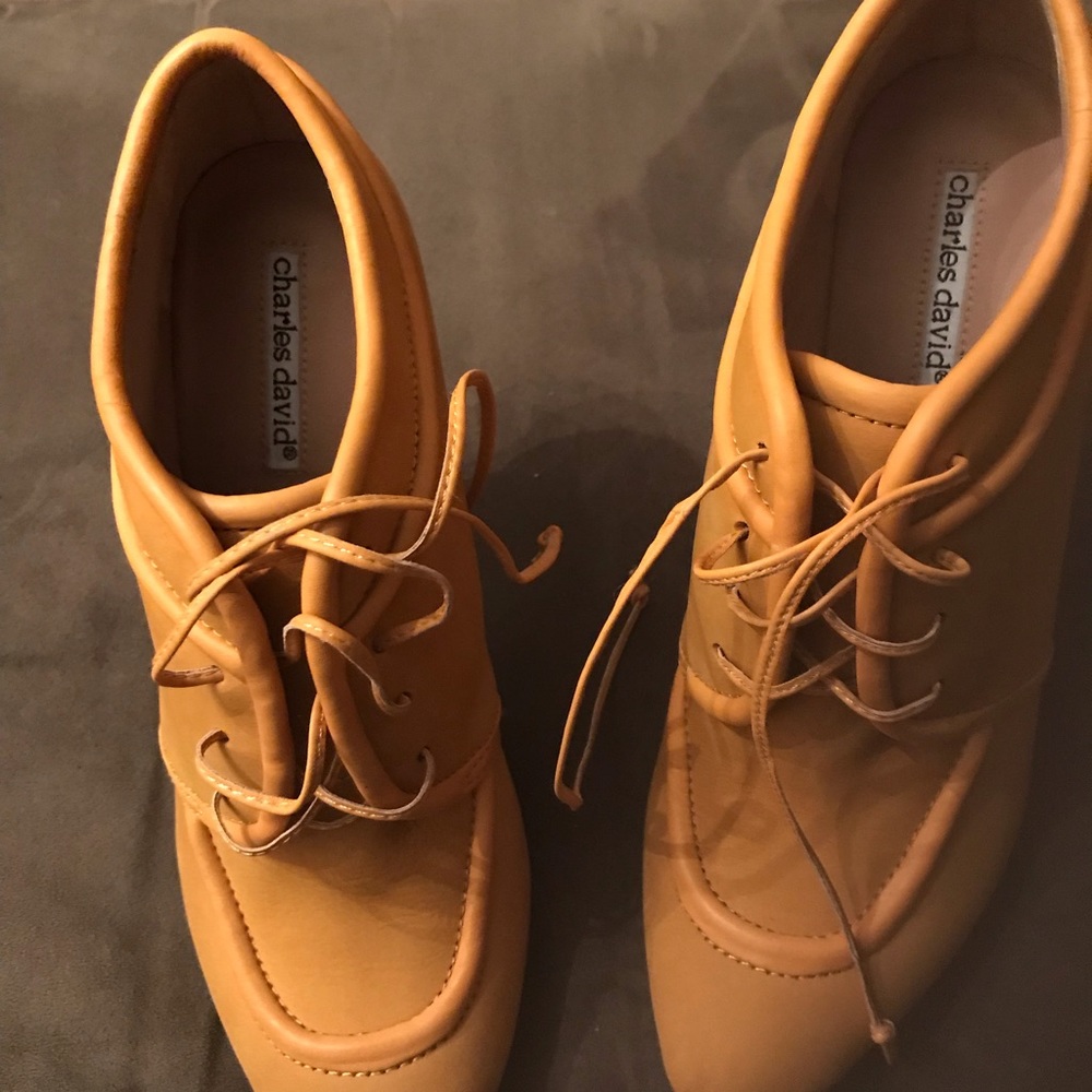 Leather Booties Worn Once